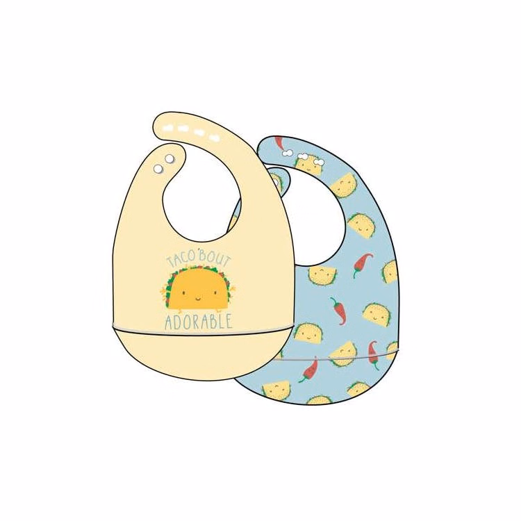 Silicone Bibs - 2 Pack