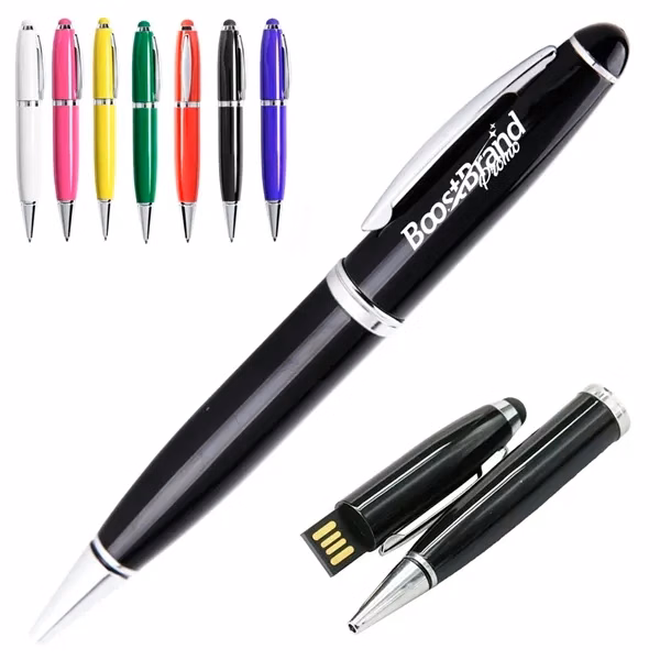 Custom 16GB USB Flash Drive Pen — Professional Two-in-One Tech Giveaway