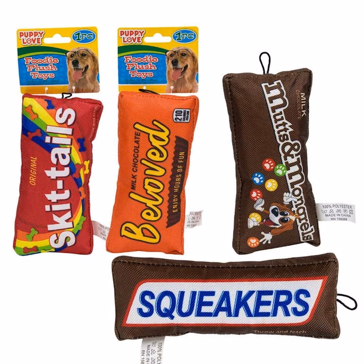 Famous Candy Pet Toys - 4 Assorted Designs