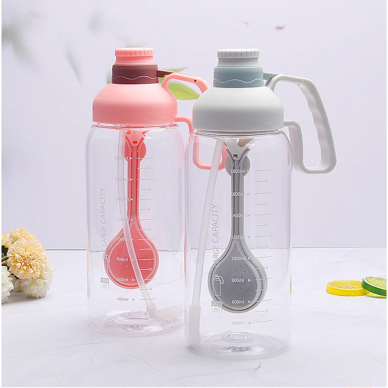 60 Oz Large Capacity Water Bottle with Filter and Handle 1