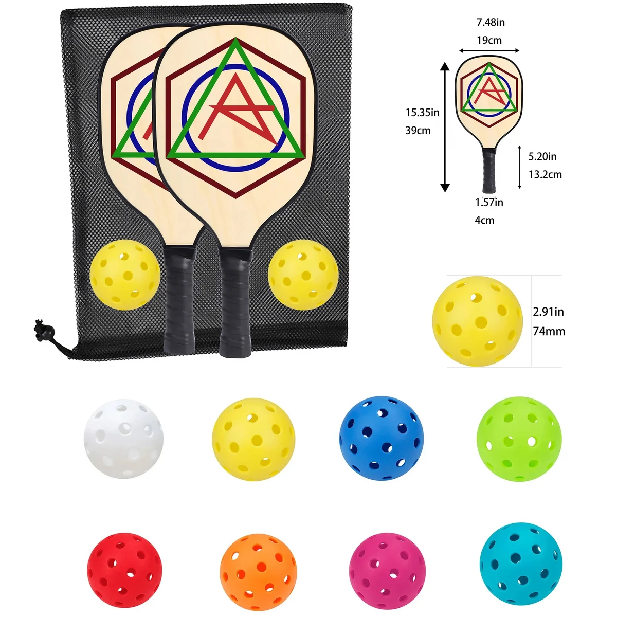 New Recruit Special Offer Full Color Custom Pickleball Set 1