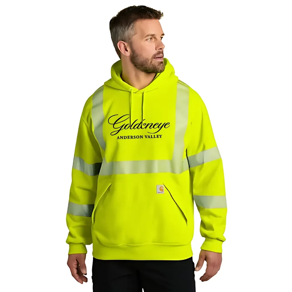 Carhartt(R) ANSI 107 Class 3 Hooded Sweatshirt, custom hoodie or sweatshirt with logo imprint 1