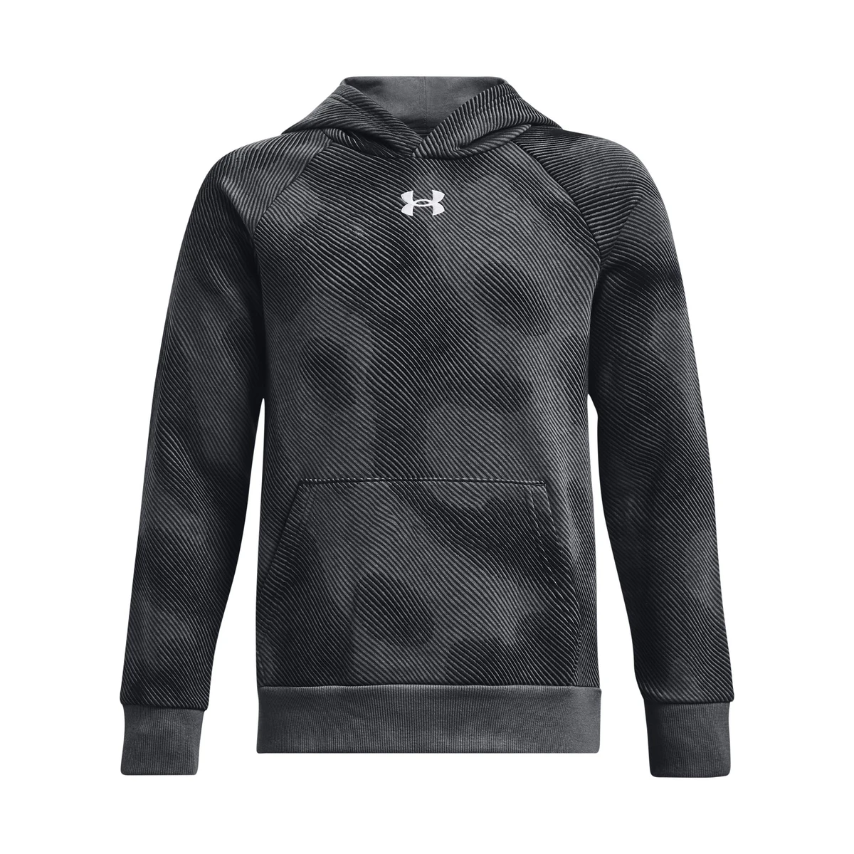 UA Rival Fleece Printed Boys' Hoodie, custom hoodie or sweatshirt with logo imprint 1