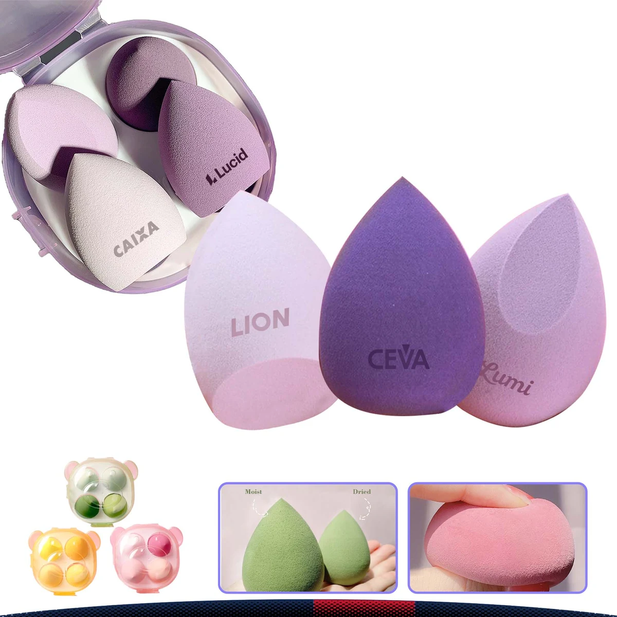 Bear Beauty Sponge Set 1