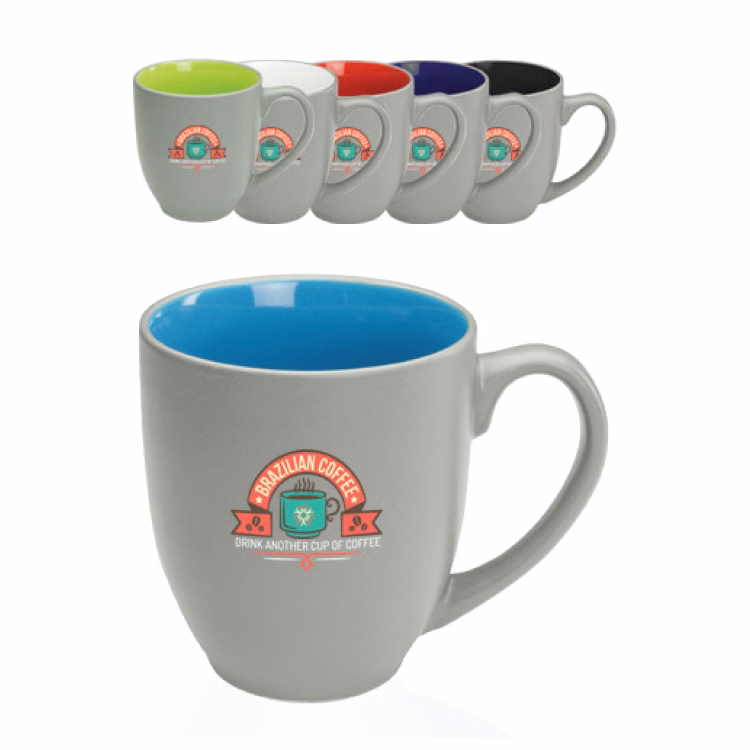 16 oz. Pop Out Bistro Two Tone Coffee Mug - Colors