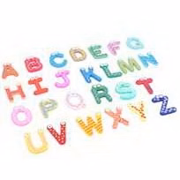 Educational Fridge Magnets- Letters