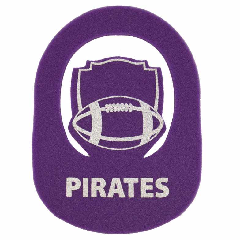 Football Crest Popup Visor