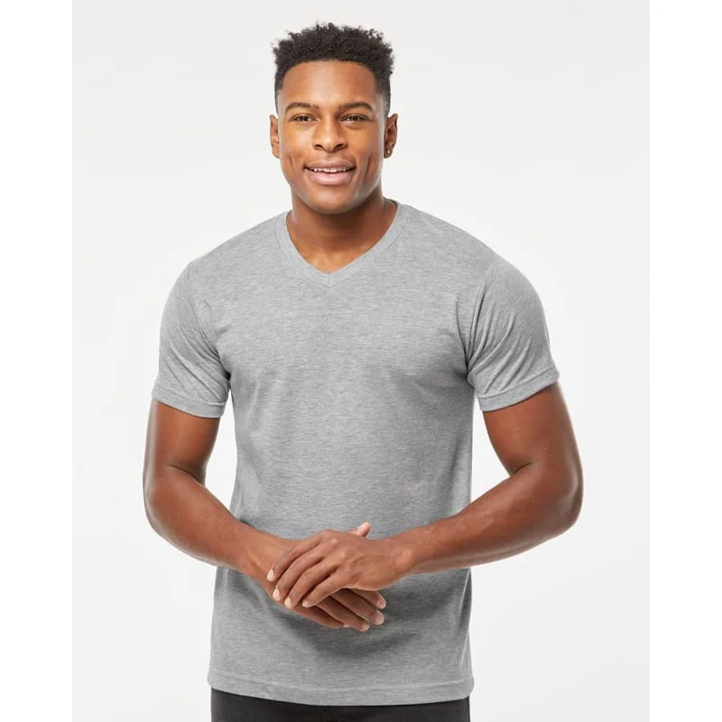 Tultex Men's Poly-Rich V-Neck T-Shirt - 207 1