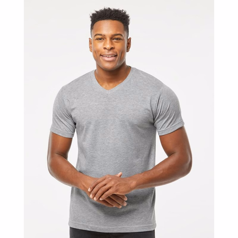 Tultex Men's Poly-Rich V-Neck T-Shirt - 207