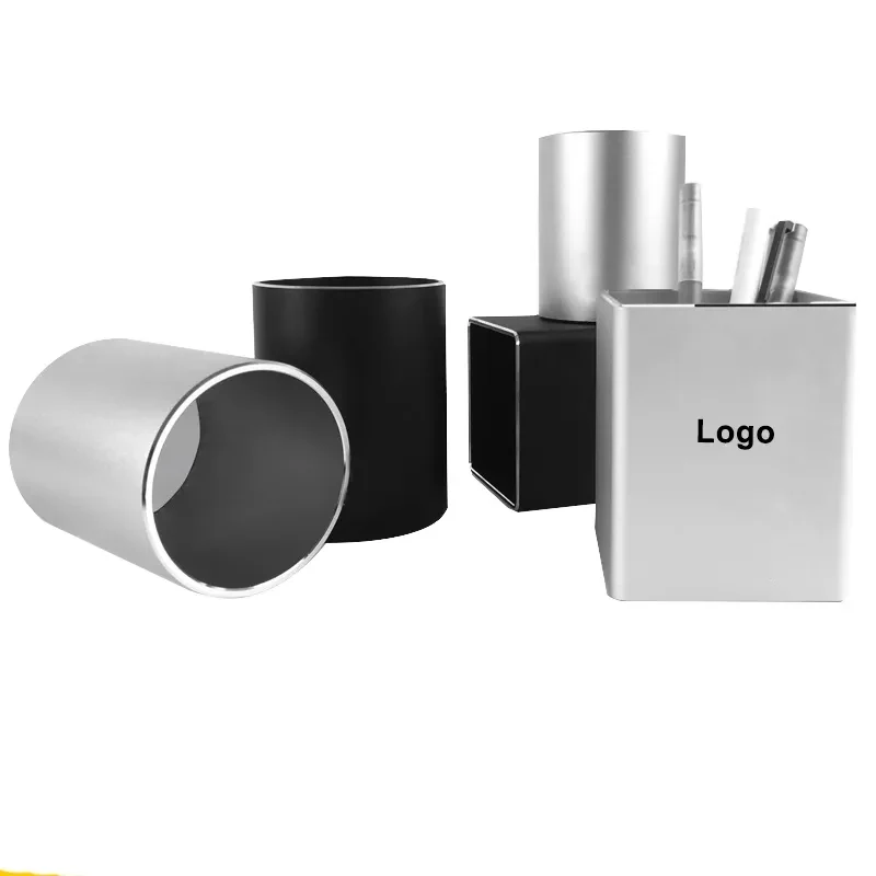 Square Pen Holder Desktop Pencil Cup 1