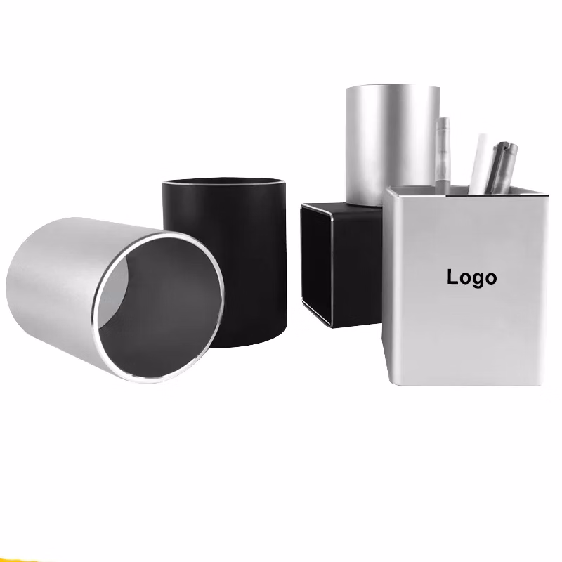 Square Pen Holder Desktop Pencil Cup