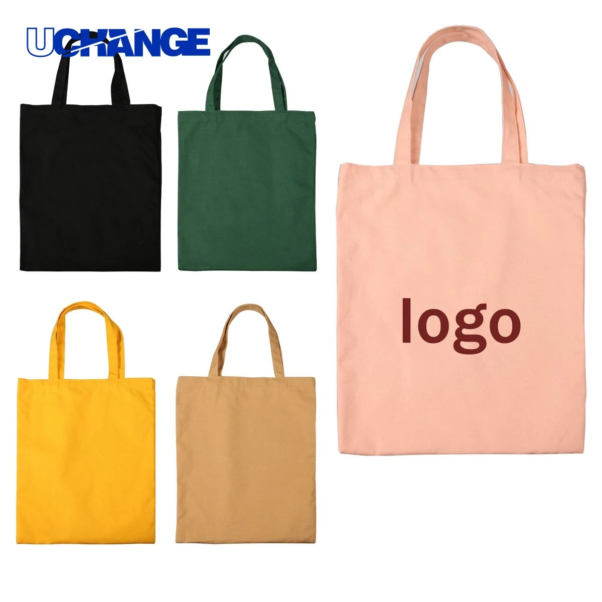 Student Textbook Canvas Tote Bag, custom tote bag with logo imprint 1