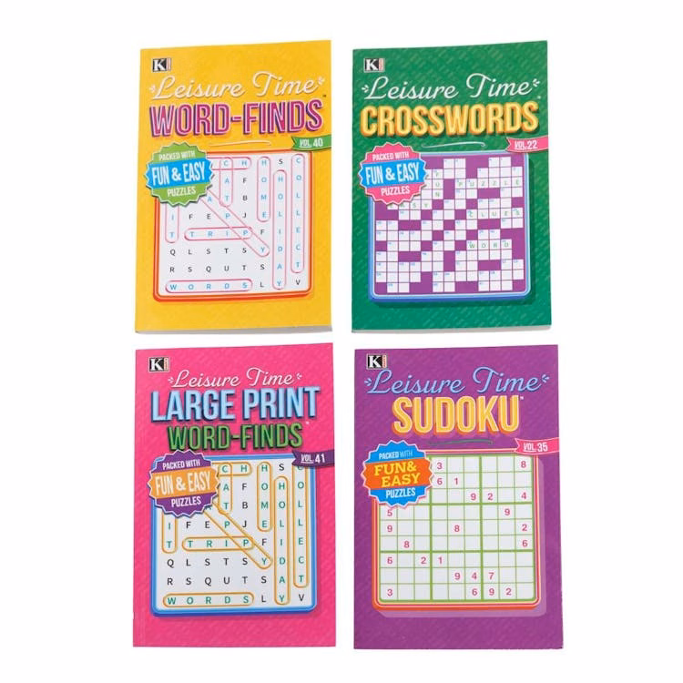 Leisure Time Puzzle Books - Four Titles
