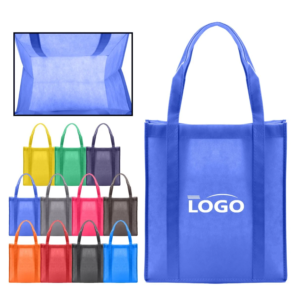 Grocery Shopping Tote Bag, custom tote bag with logo imprint 1