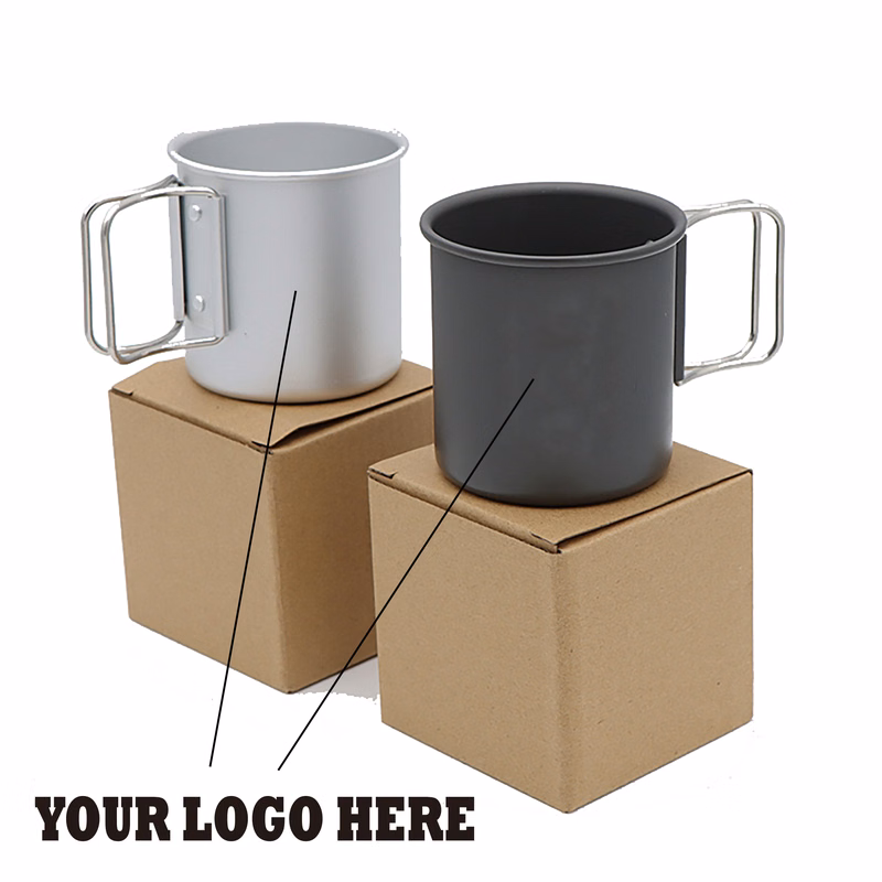 Durable 10oz Aluminum Outdoor Travel Mug