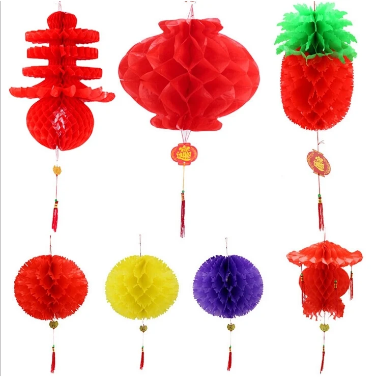 Honeycomb Paper Lantern 1