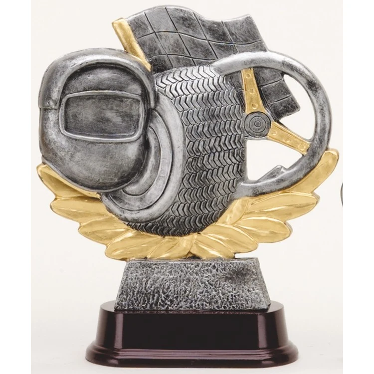 8" Tall Racing Stand Figure Award 1