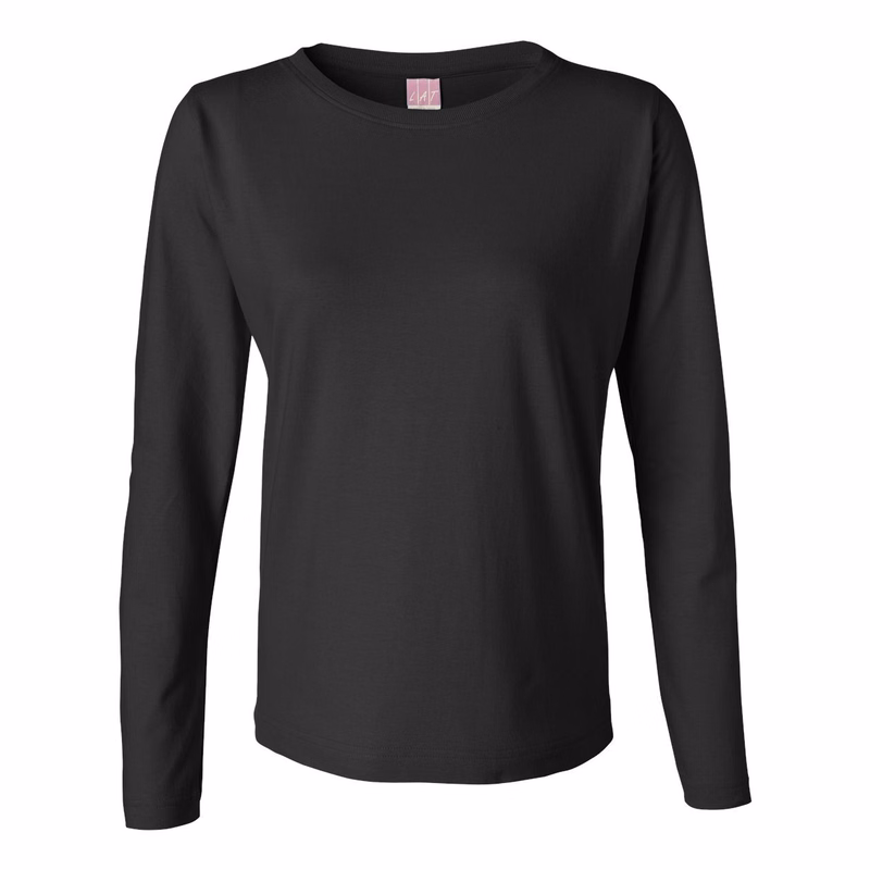 Women's Long Sleeve Premium Jersey Tee - 3588