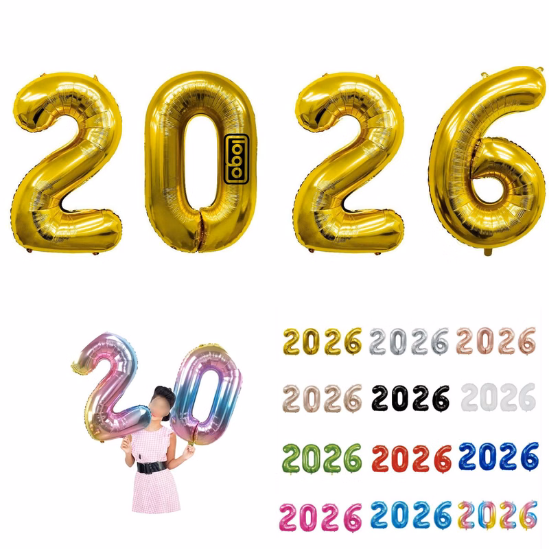 2026 Digital Aluminum Film Balloon Set