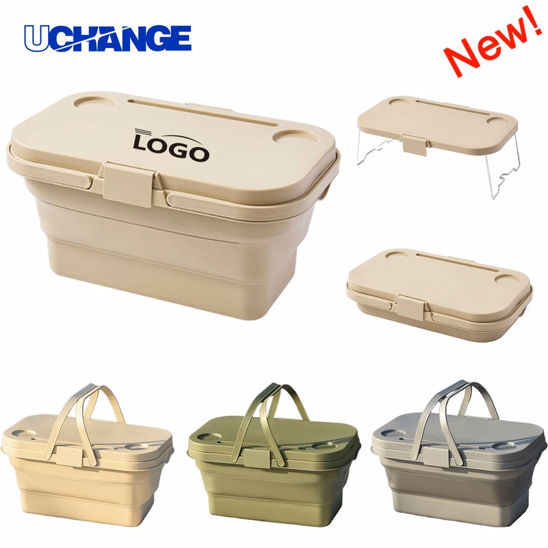 Collapsible Outdoor Picnic Basket Eighteen Liter