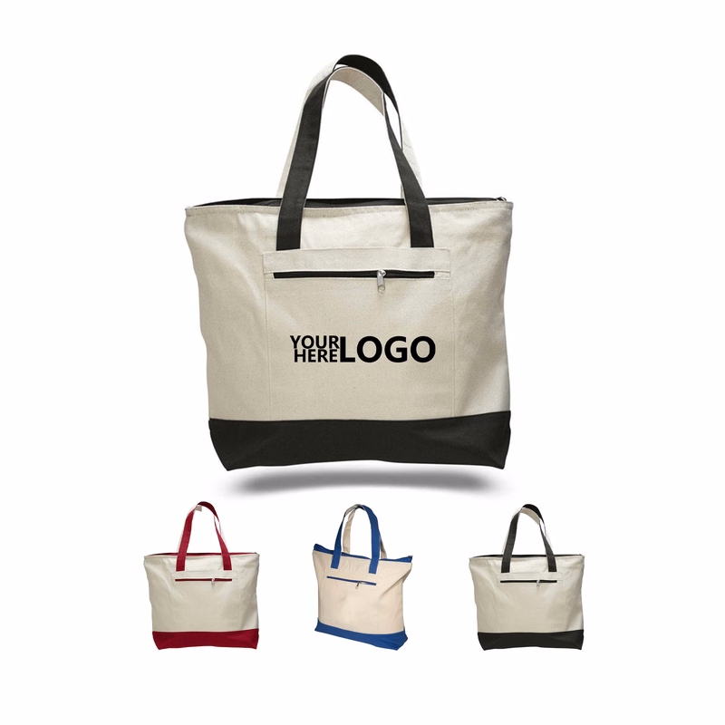 12oz Multi-Panel Canvas Shoulder Bag