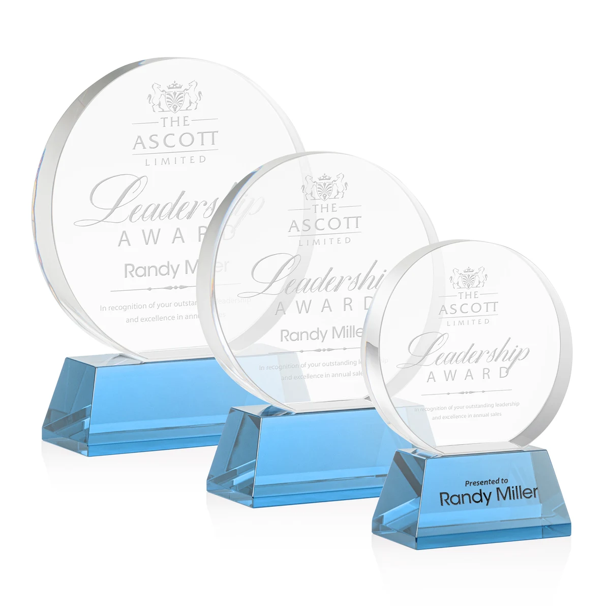 Glenwood Award on Base - Sky Blue 1