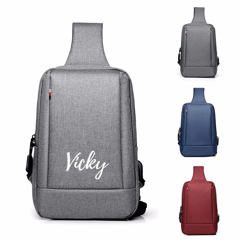 Oxford Crossbody Sling Chest Bag