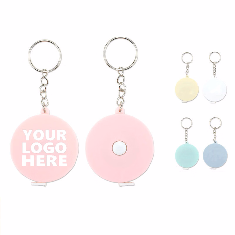 Round Tape Measure Keychain