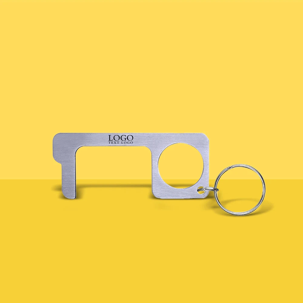 Stainless Steel No Touch Keychain Bottle Opener 1