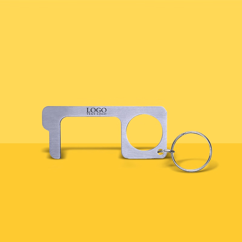 Stainless Steel No Touch Keychain Bottle Opener