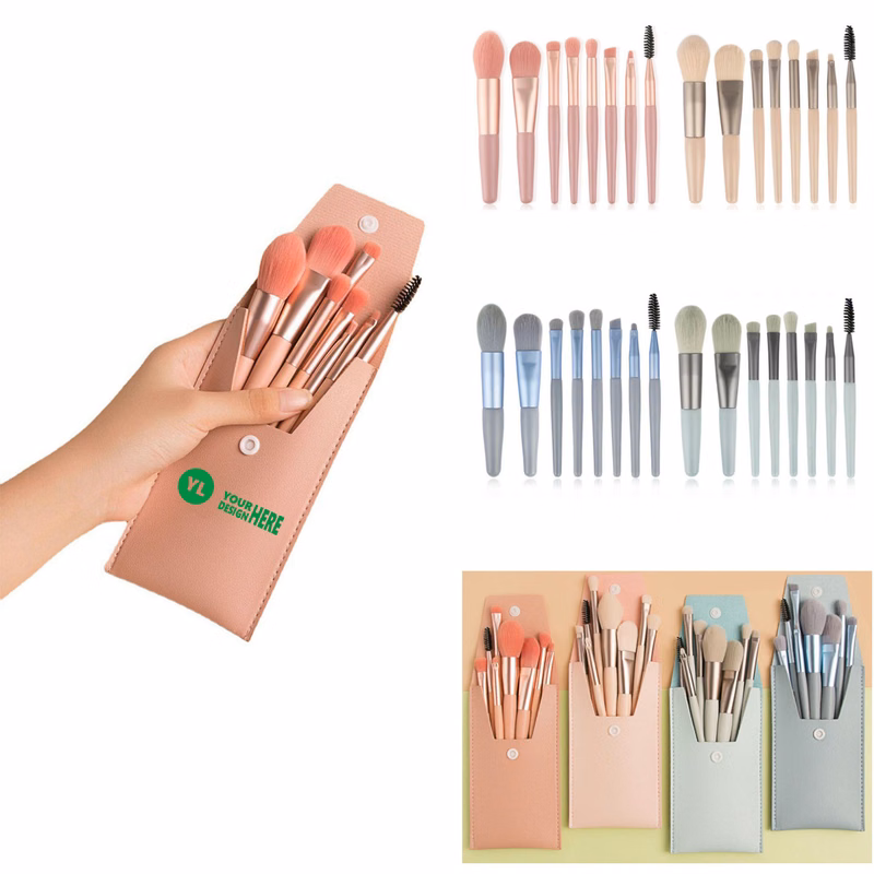8 PCS Travel Make Up Brush Kit