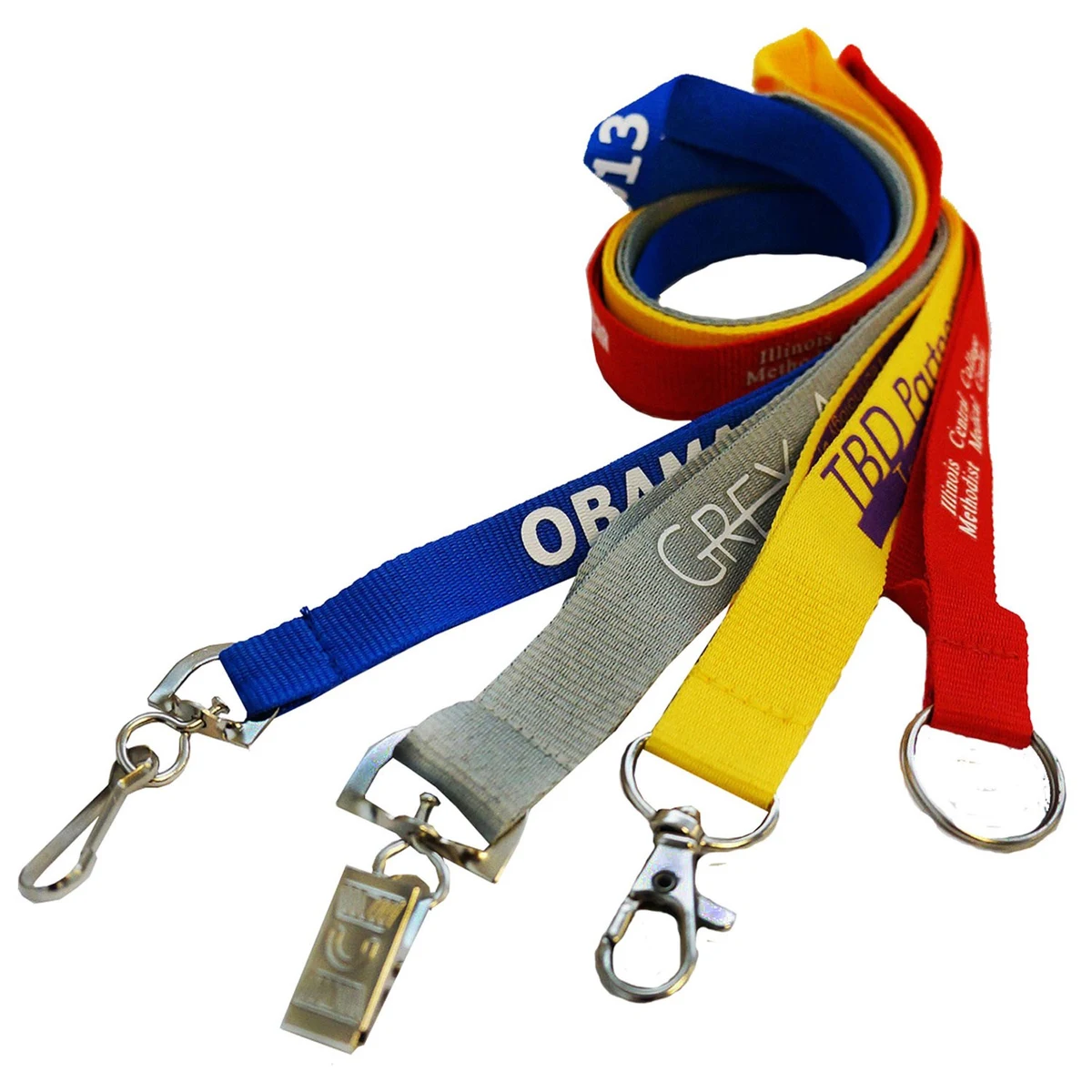 5 Days Rush Polyester Lanyards 3/4" 1