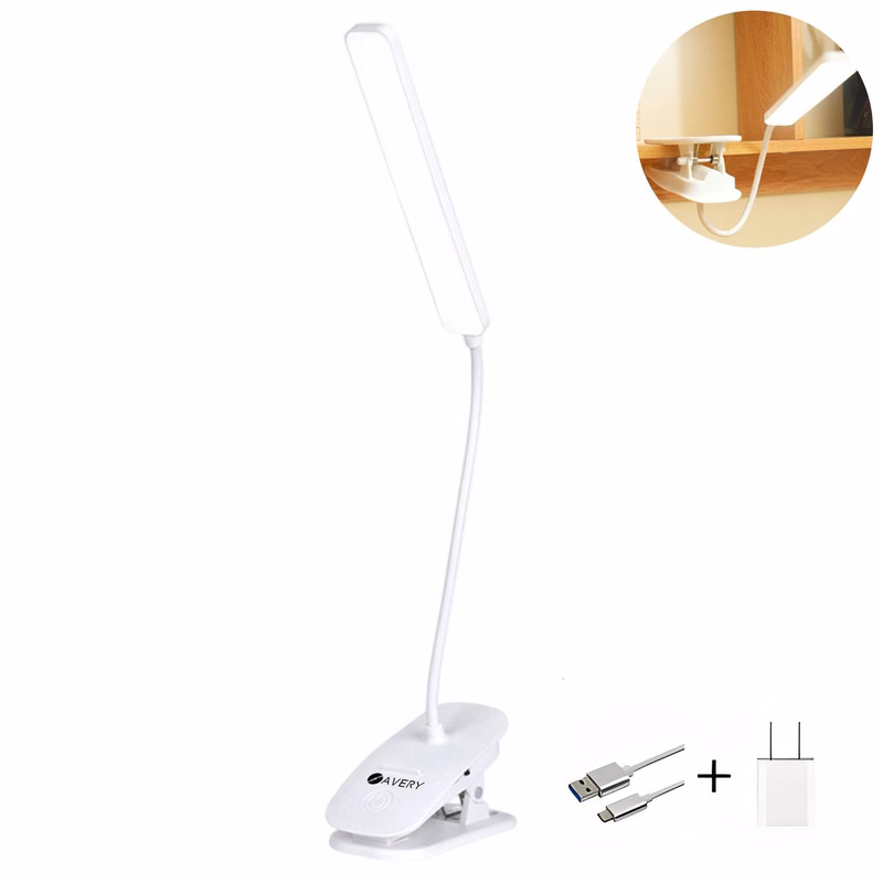 3 Dimmable Modes Clip-On Desk Lamp