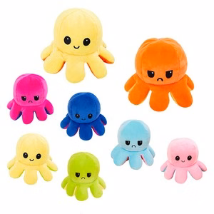 Double Sided Flip Octopus Plush Toy