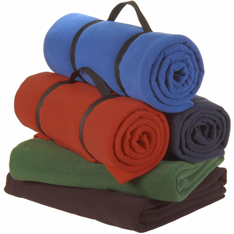 Fleece Blanket w/Full Color Digital 4 Color Process Imprint