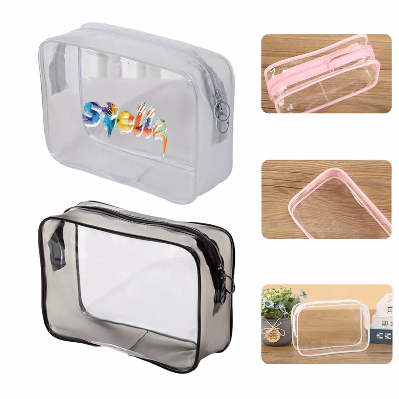 transparent multi-functional makeup bag