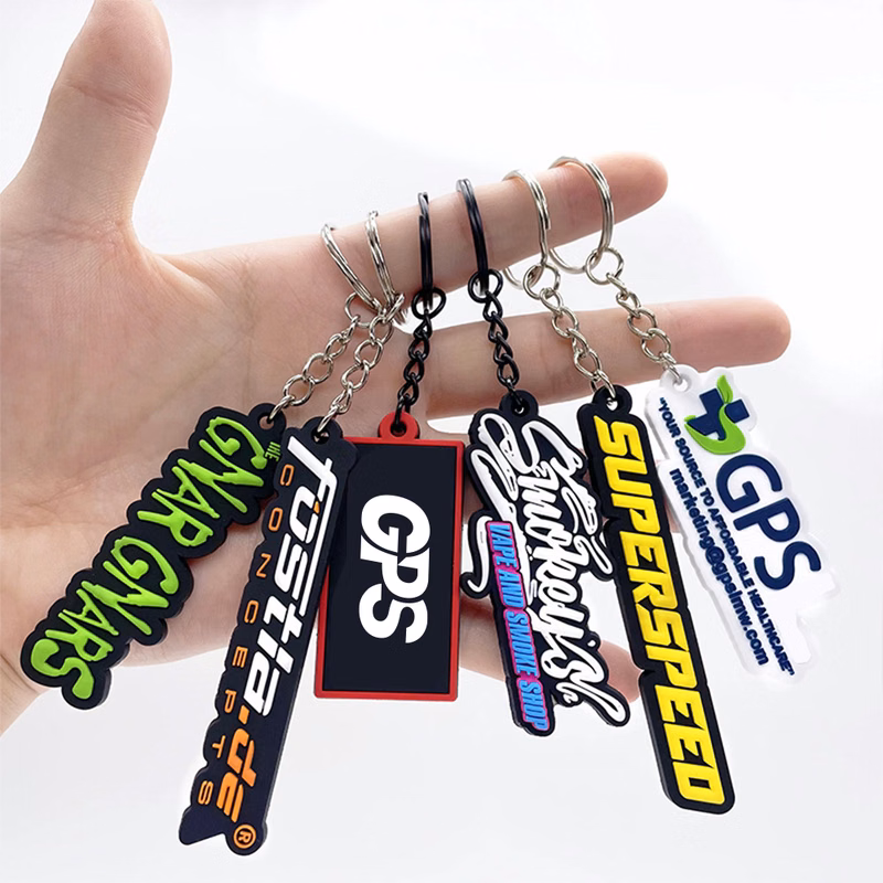3.3" Soft PVC Customizable Shape Double-sided Keychain