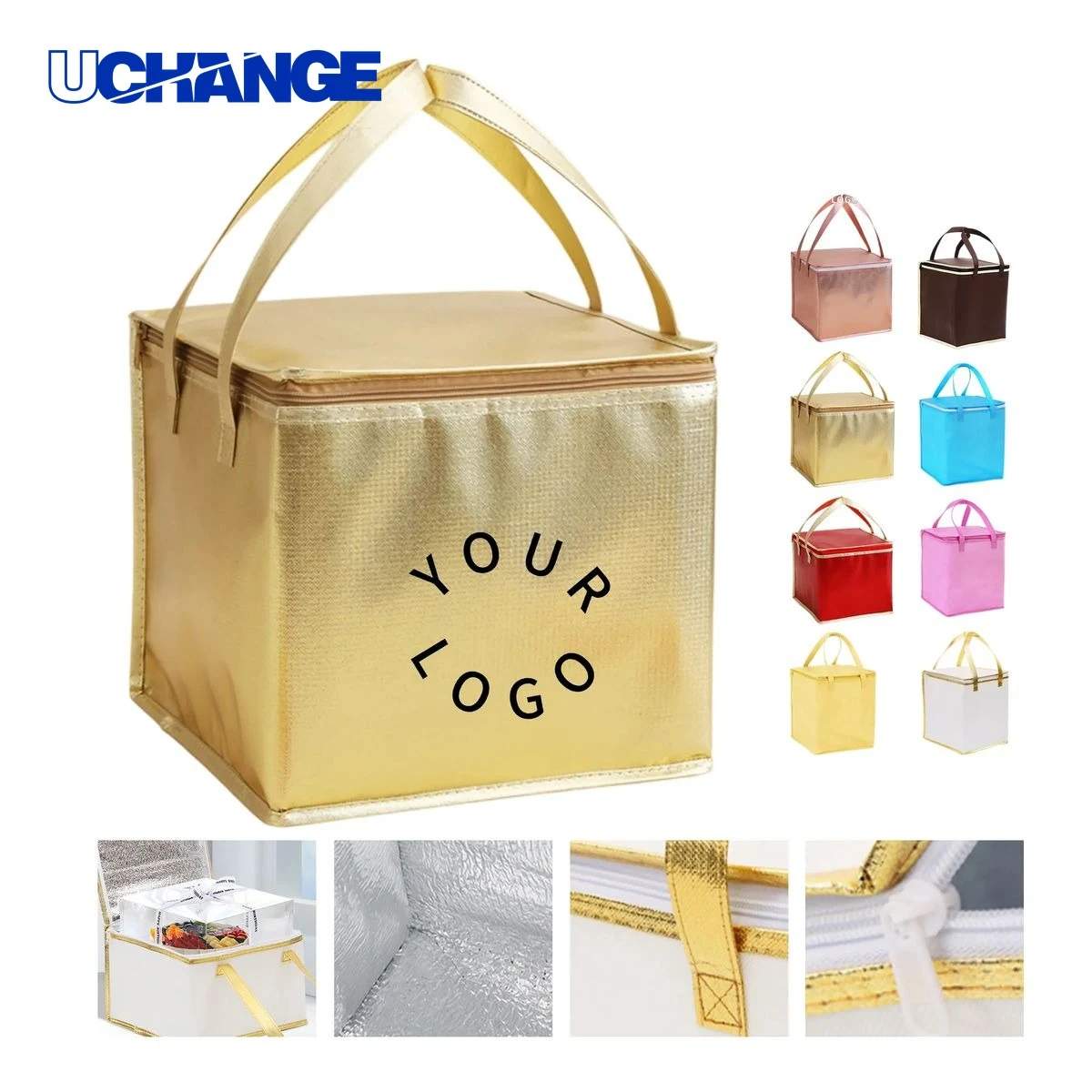 Insulated Zip Cooler Tote Bag Carrier 1