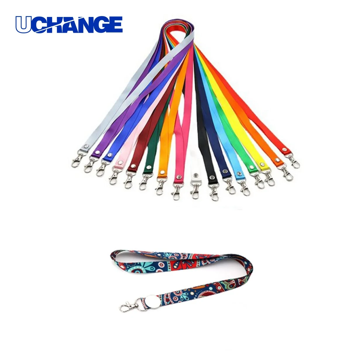 Full Color Polyester Work Permit Lanyard 1