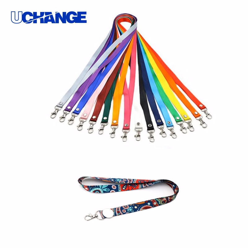 Full Color Polyester Work Permit Lanyard