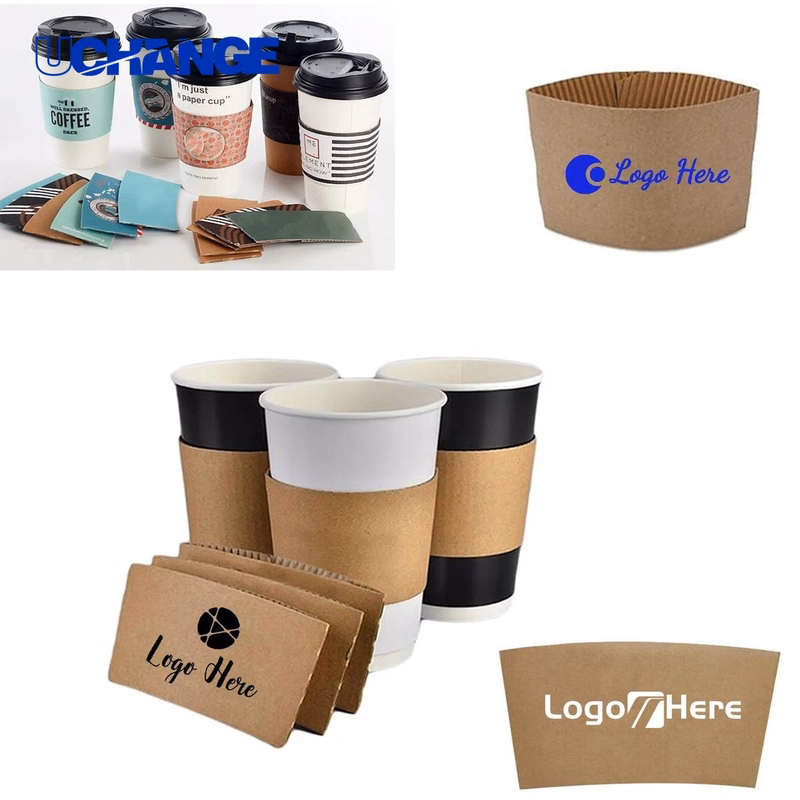 Heat Insulation Kraft Cup Coffee Sleeve