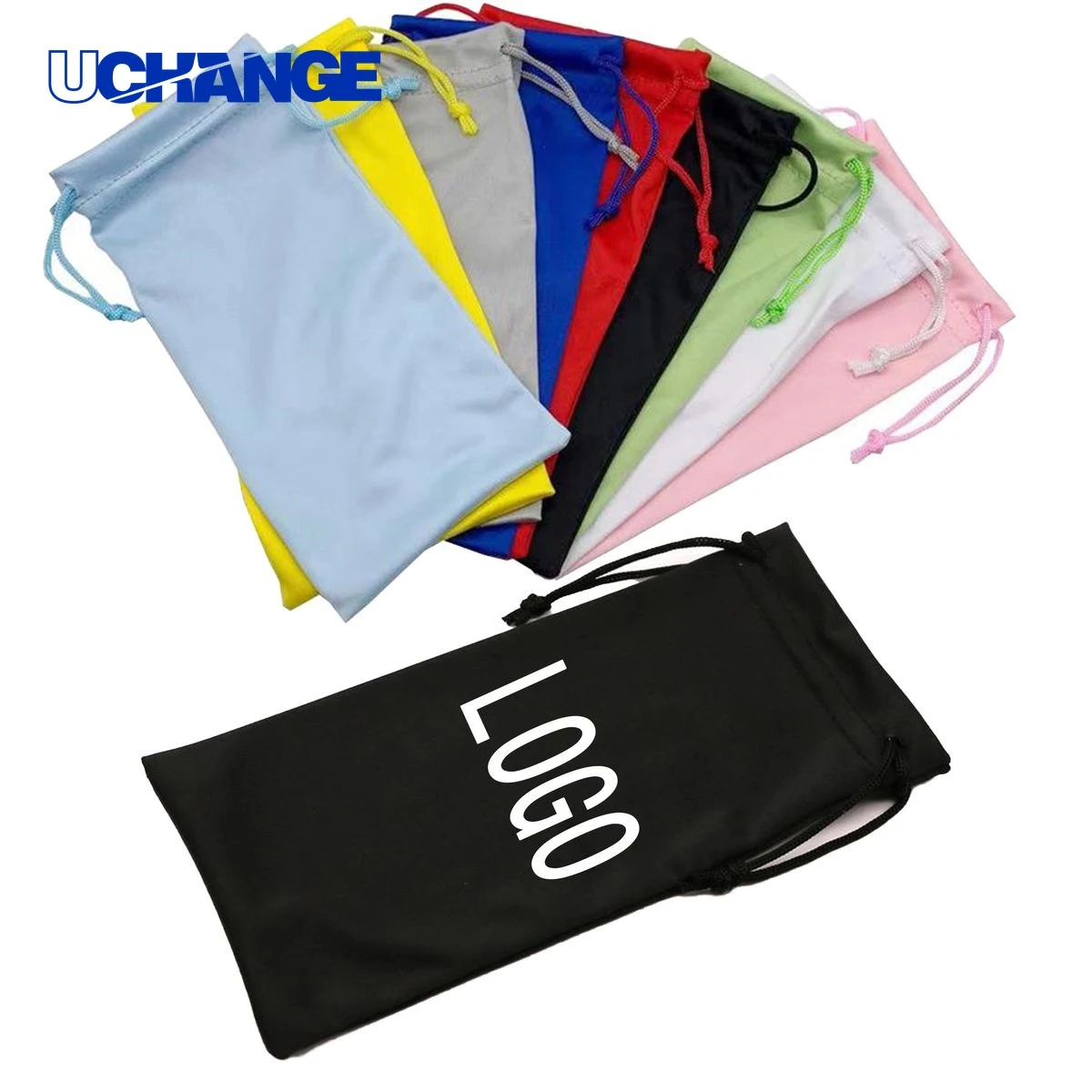 Microfiber Eyewear Drawstring Pouch 1