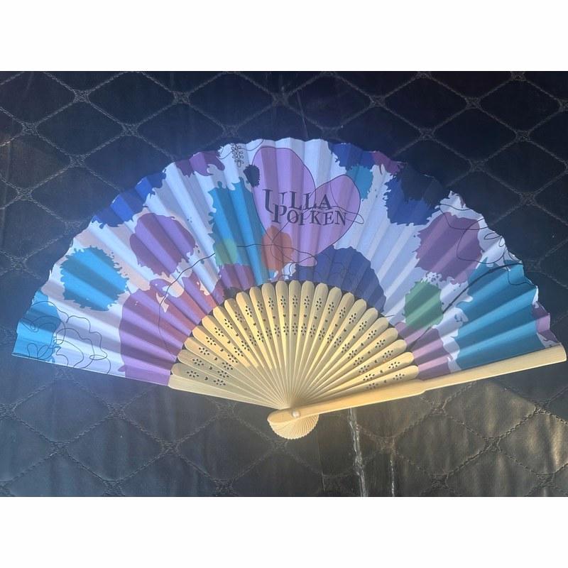 Folding Paper Bamboo Hand Fan