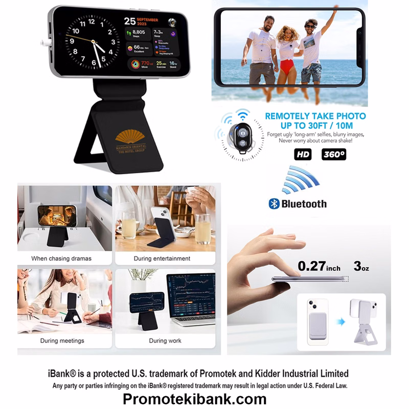 iBank ® Tripod Stand compatible with iPhone 17/16/15/14 + Bluetooth Shutter Remote