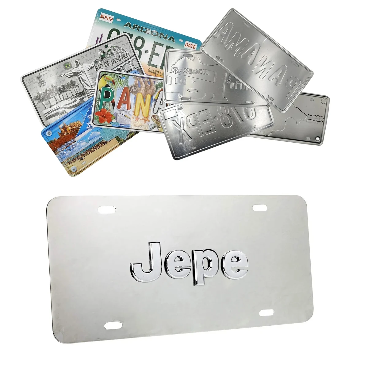 Personalized Full Color License Plates 1