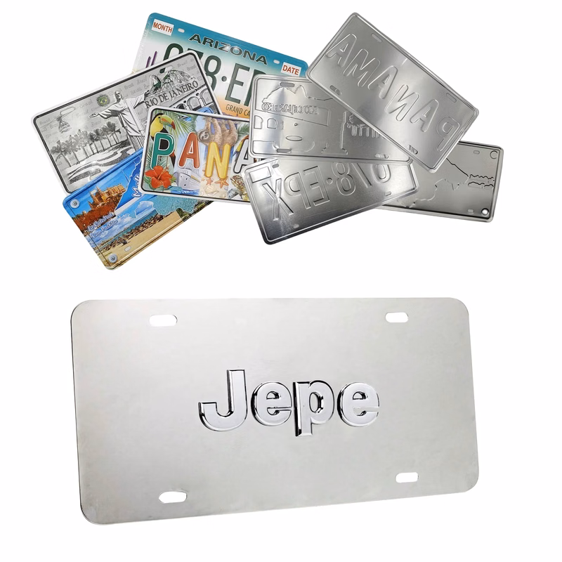 Personalized Full Color License Plates