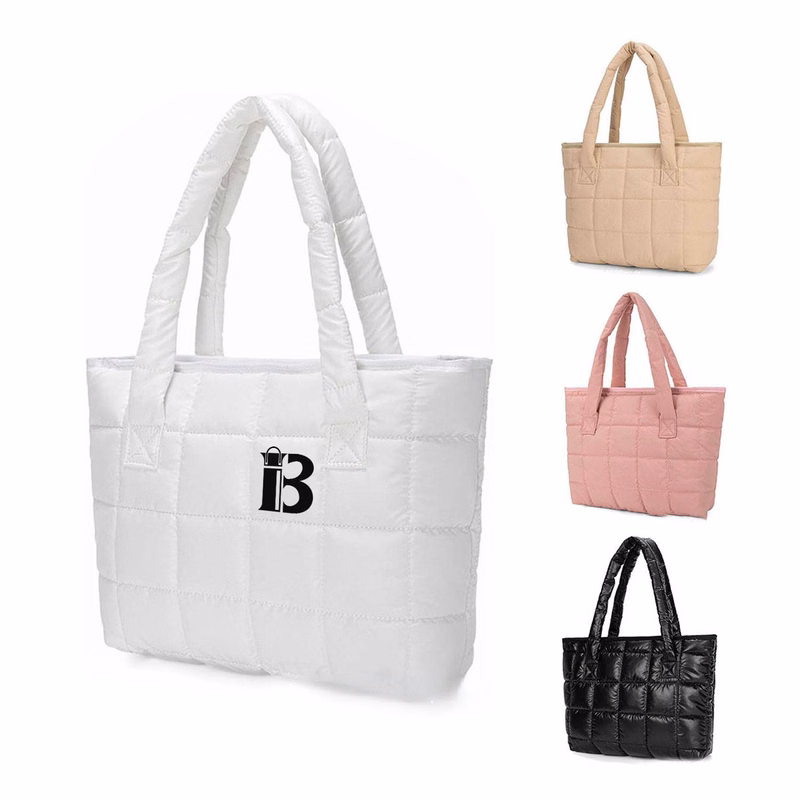 Soft Down Cotton Padded Quilted Bag for Womens