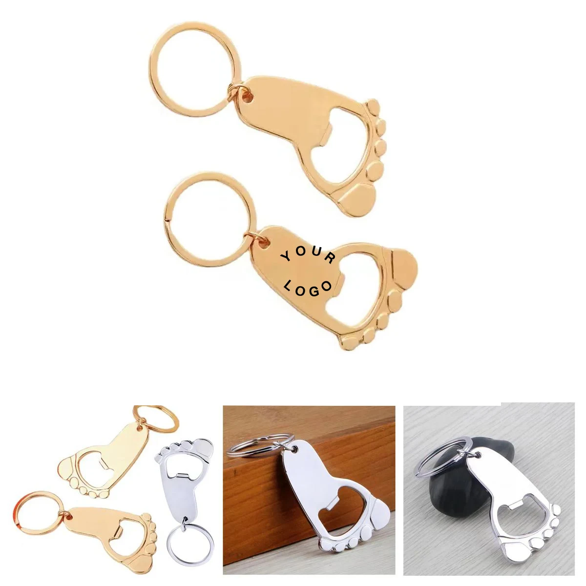 Zinc Alloy Portable Keychain Cap Opener 1