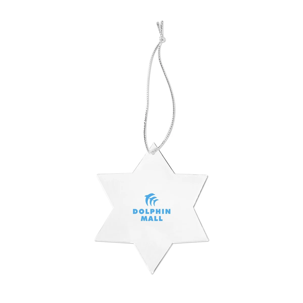 Acrylic Style Star of David Ornament 1
