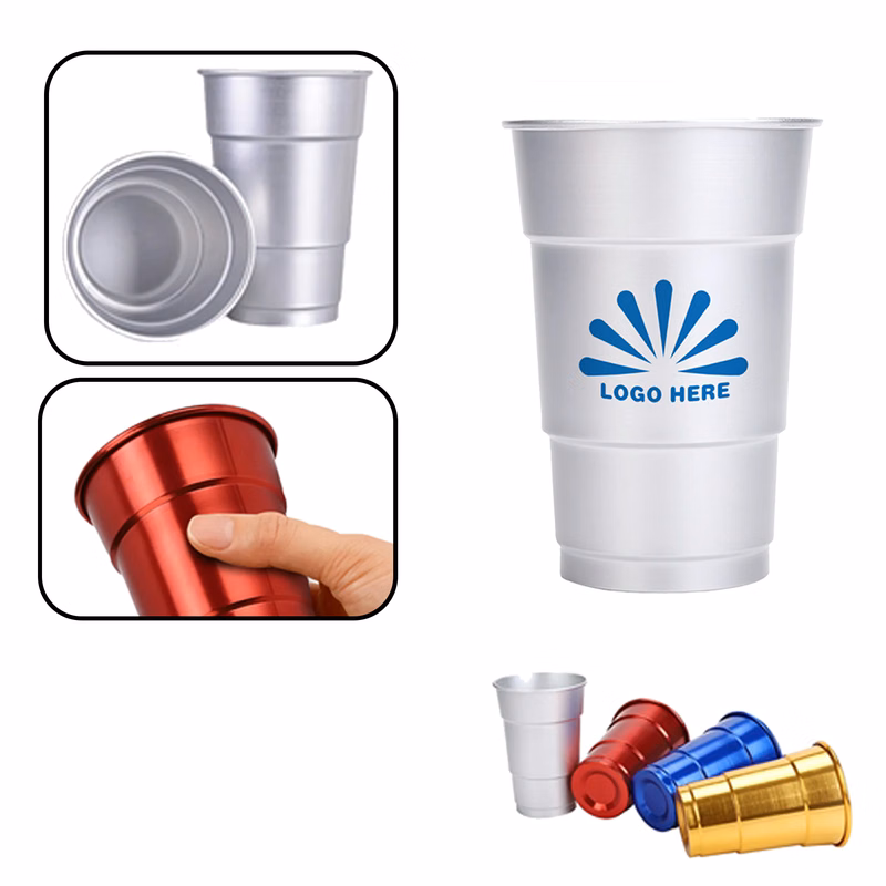 MOQ 50 PCS Logo Aluminum Drinkware